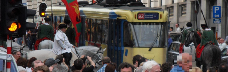 Tram 92 rue de la Régence